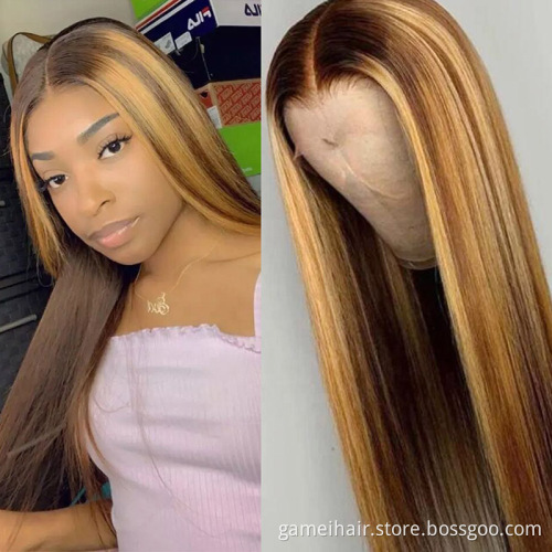 30 inch 1b/blonde 30 inch 1b/blonde short colored straight 20 inch perruque full lace hd wigs human hair